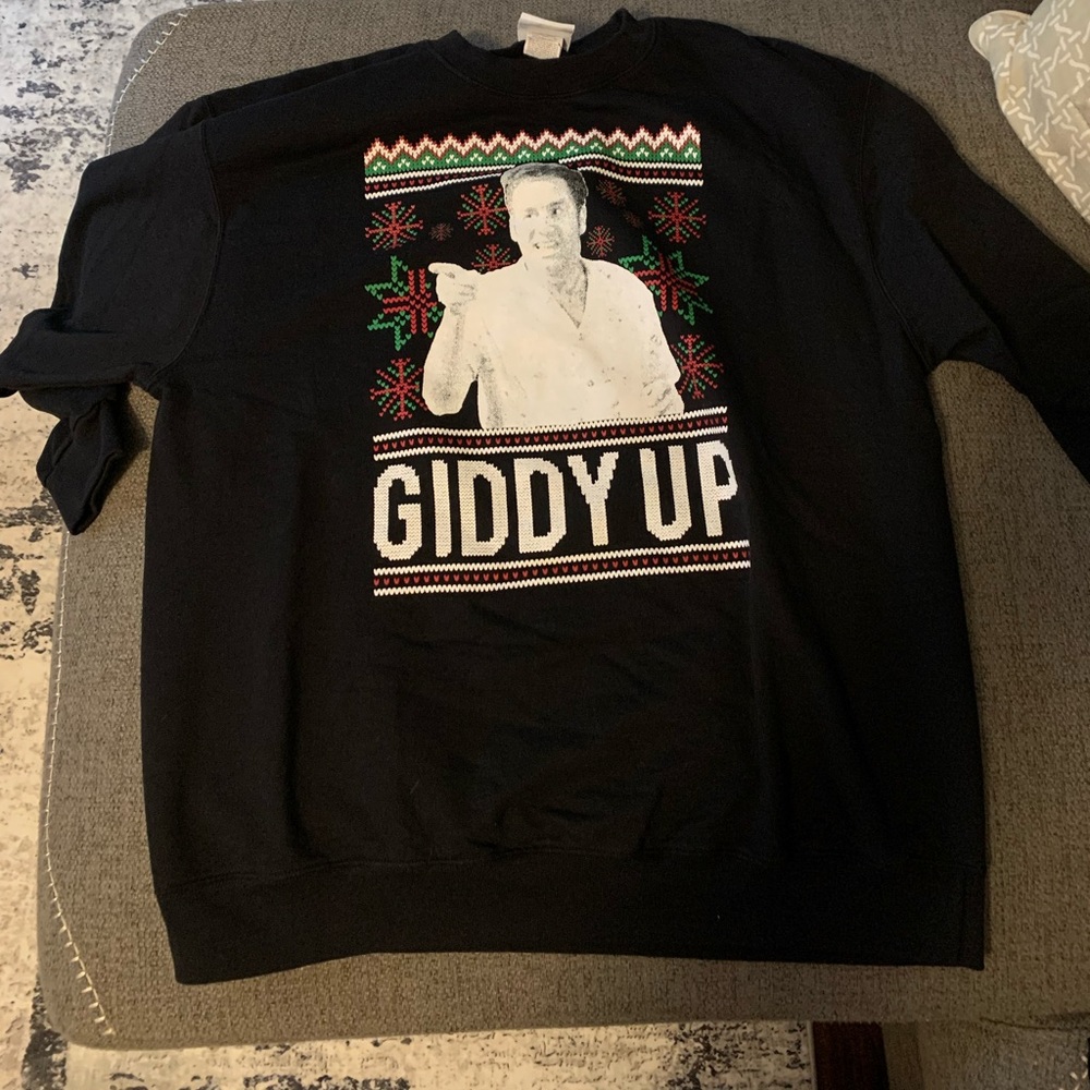 Seinfeld Kramer holiday crew sweatshirt